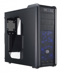 Gabinete Cooler Master CM 590 III con Ventana LED Azul, Midi-Tower, ATX/Micro-ATX/Mini-ITX, USB 2.0/3.0, sin Fuente, Negro 