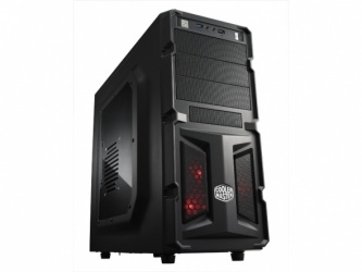 Gabinete Cooler Master K350, Midi-Tower, ATX/micro-ATX, USB 2.0, sin Fuente, Negro 