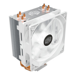 Disipador CPU Cooler Master Hyper 212 LED White Edition, 120mm, hasta 1600RPM, Blanco  