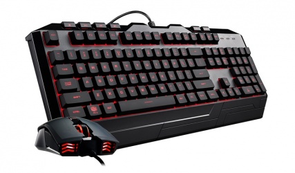 Kit Gamer de Teclado y Mouse Cooler Master Devastator 3 RGB, Alámbrico, USB, Negro (Español) 