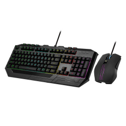 Kit Gamer de Teclado y Mouse Cooler Master Devastator 3, Alámbrico, USB, Negro (Español) 