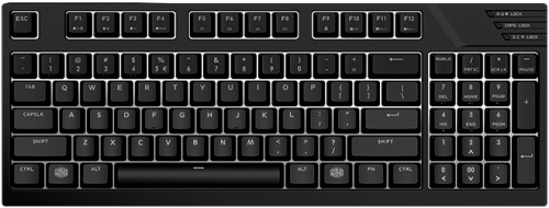 Teclado Cooler Master Masterkeys Pro M LED, Teclado Mecánico, Cherry MX Red, Alámbrico, USB, Negro, Inglés  