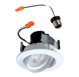 Cooper Lighting Lámpara LED de Techo RA406930NFLWH, Interiores, Luz Blanco Cálido, 10W, 640 Lúmenes, CRI 90, Blanco 