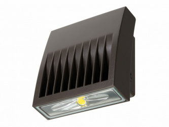 Cooper Lighting Lámpara LED de Pared Lumark Crosstour, Exteriores, Luz Blanco Frío, 18W, 2135 Lúmenes, Negro/Bronce 