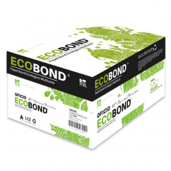 Copamex Papel Bond Ecológico Ecobond 75g/m², 5000 Hojas de Tamaño Oficio, Blanco 