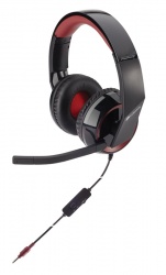 Corsair Audífonos Gamer Raptor HS30, Alámbrico, 2.7 Metros, Negro/Rojo 