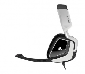 Corsair Audífonos Gamer VOID USB Dolby 7.1 RGB, Alámbrico, 1.8 Metros, Negro/Blanco 