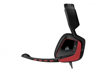 Corsair Audífonos Gamer VOID Surround Hybrid con USB Dolby 7.1, Alámbrico, 3.5mm, Rojo 