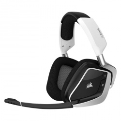 Corsair Audífonos Gamer VOID PRO RGB 7.1, Inalámbrico, USB, Negro/Blanco 