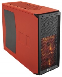 Gabinete Corsair Graphite 230T con Ventana, Midi-Tower, ATX, USB 3.0, sin Fuente, Naranja 