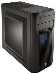 Gabinete Corsair Carbide SPEC-02 LED Azul, Midi-Tower, ATX/micro-ATX/mini-iTX, USB 3.0, sin Fuente, Negro 