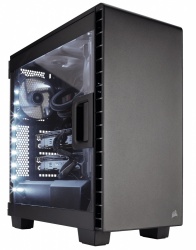 Gabinete Gamer Carbide 400C con Ventana, Midi-Tower, ATX/EATX/micro-ATX/mini-iTX, USB 3.0, sin Fuente, Negro 