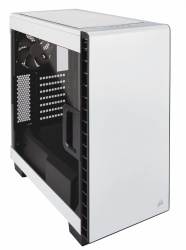 Gabinete Corsair Clear 400C con Ventana, Midi-Tower, ATX, EATX, Micro-ATX, Mini-ITX, USB 3.0, sin Fuente, Blanco 