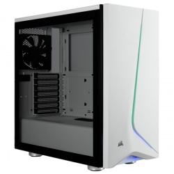 Gabinete Corsair Carbide SPEC-06 RGB con Ventana, LED RGB, Midi-Tower, Mini-ITX/MicroATX/ATX, sin Fuente, Blanco 
