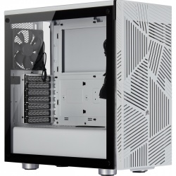 Gabinete Corsair 275R Airflow con Ventana, Midi-Tower, ATX/Micro ATX/Mini-ITX,  USB 3.0, sin Fuente, Blanco 