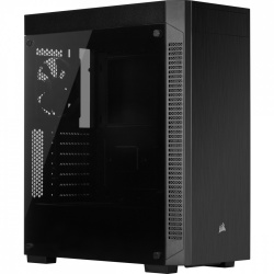 Gabinete Corsair 110R con Ventana, Midi-Tower, ATX/Micro ATX/Mini-ITX, USB 3.2, sin Fuente, Negro 
