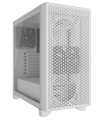 Gabinete Corsair 3000D AIRFLOW, Midi-Tower, ATX/Micro-ATX/Mini-ITX, USB 3.0, sin Fuente, 2 Ventiladores Instalados, Blanco 