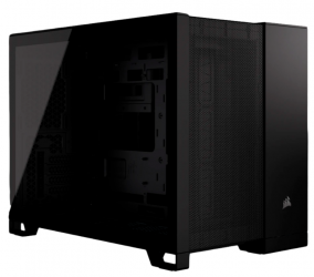Gabinete Corsair CC-9011263-WW, Midi-Tower, Micro-ATX/Mini-ITX, USB 3.0, sin Fuente, sin Ventiladores Instalados, Negro 