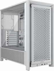 Gabinete Corsair Frame 4000D, Midi-Tower, ATX/EATX/Micro-ATX/Mini-ITX, USB 3.0, sin Fuente, sin Ventiladores Instalados, Blanco 