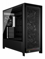 Gabinete Corsair Frame 5000D RS, Midi-Tower, ATX/EATX/Micro-ATX/Mini-ITX, USB 3.0, sin Fuente, 4 Ventiladores Instalados, Negro 