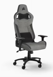 Corsair Silla Gamer T3 RUSH Gris/Carbón, hasta 120kg, Gris/Carbón 