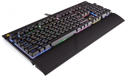Teclado Corsair Strafe RGB, Mecánico, Cherry MX Silent, Alámbrico, 1x USB 2.0, Negro (Inglés) 