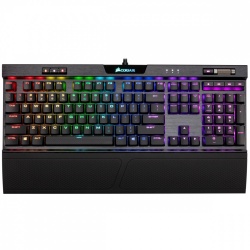 Teclado Gamer Corsair K70 RGB, Teclado Mecánico, Cherry MX RGB, Alámbrico, Negro (Español) 