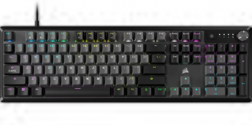Teclado Gamer Corsair K70 CORE RGB LED RGB, Teclado Mecánico, Cherry MX Red, Alámbrico, USB, Negro, Español  