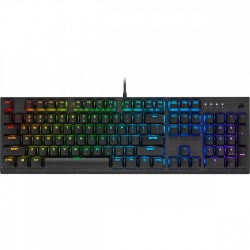 Teclado Gamer Corsair K60 RGB Pro, Teclado Mecánico, Cherry MX Low Profile Speed, Alámbrico, USB (Español) 