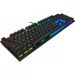 Teclado Gamer Corsair K60 RGB Pro, Teclado Mecánico, Cherry Viola, Alámbrico, USB (Español) 