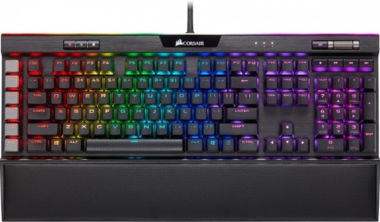 Teclado Gamer Corsair K95 RGB Platinum XT, Teclado Mecánico, Cherry MX Speed, Alámbrico, Negro (Inglés) 