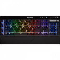 Teclado Gamer Corsair K57 RGB, Inalámbrico, Negro (Español) 