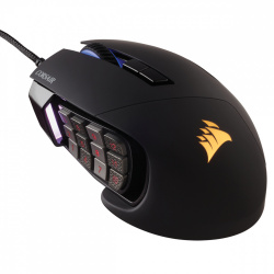 Mouse Gamer Corsair Scimitar Pro RGB Óptico, USB, 16.000DPI, Negro 