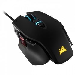 Mouse Gamer Ergonómico Corsair Óptico M65 RGB Elite, Alámbrico, USB, 18.000DPI, Negro 