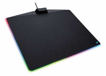 Mousepad Gamer Corsair MM800 RGB POLARIS, 26x35cm, Grosor 5mm, Negro 