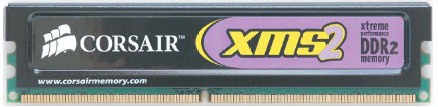 Memoria RAM Corsair XMS2 DDR2, 667MHz, 1GB, CL4 