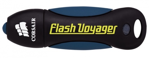Memoria USB Corsair Voyager, 8GB, USB 2.0, Negro/Azul 