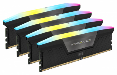 Kit Memoria RAM Corsair Vengence RGB DDR5, 5600MHz, 128GB - 4 x 32GB, CL40, XMP 