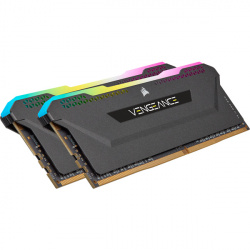 Kit Memoria RAM Corsair Vengeance RGB PRO SL DDR4, 3600MHz, 16GB (2 x 8GB), CL18, XMP 