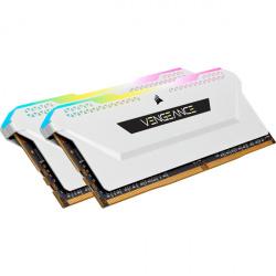 Kit Memoria RAM Corsair Vengeance RGB PRO SL DDR4, 3600MHz, 16GB - 2 x 8GB, CL18, XMP, Blanco 