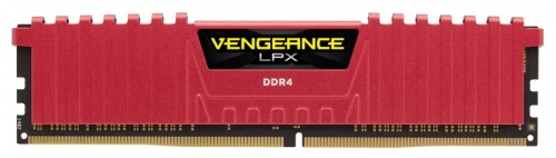 Kit Memoria RAM Corsair Vengeance LPX DDR4, 2666MHz, 16GB (2 x 8GB), CL16, Rojo 