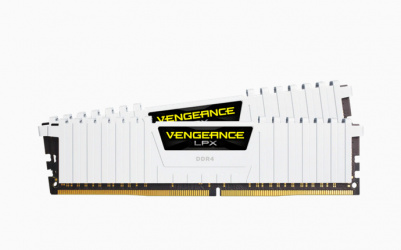 Memoria RAM Corsair Vengeance LPX DDR4, 3200MHz, 16GB (2 x 8GB), Non-ECC, CL16, Blanco 