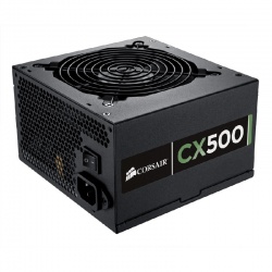 Fuente de Poder Corsair CX500, 24-pin ATX, 500W 