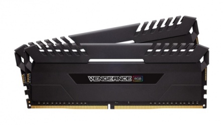 Kit Memoria RAM Corsair Vengeance RGB DDR4, 2666MHz, 16GB - 2 x 8GB, CL16, XMP  