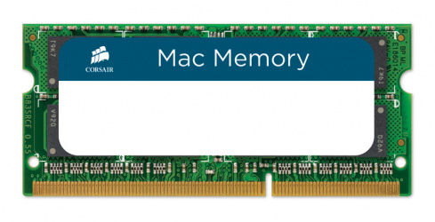 Memoria RAM Corsair DDR3, 1333MHz, 8GB, CL9, Non-ECC, SO-DIMM, para Apple MacBook, iMac y Mac Mini ― Empaque abierto, producto nuevo. 