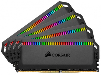 Kit Memoria RAM Corsair Dominator Platinum RGB DDR4, 3600MHz, 32GB (4 x 8GB), CL16, XMP 