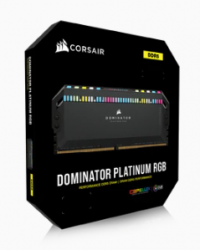 Kit Memoria RAM Corsair DOMINATOR PLATINUM Black RGB DDR5, 5200MHz, 32GB (2 x 16GB), CL38, XMP 