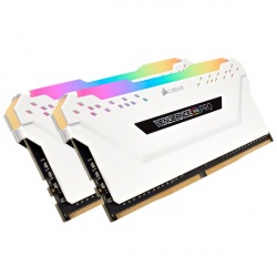Kit Memoria RAM Corsair Vengeance White DDR4, 3200MHz, 16GB (2x 8GB), CL16, XMP 