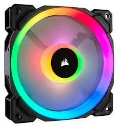Ventilador Corsair LL120 RGB, 120mm, 600 - 1500RPM, Negro ― Abierto 
