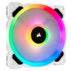 Ventilador Corsair CO-9050091-WW, 120mm, 2200RPM, RGB, Blanco  